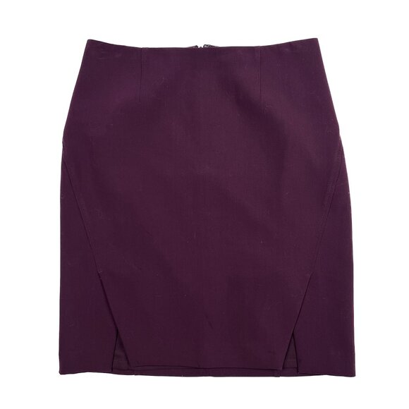 WHBM Stitched Shoulder Open Front Semi-Cropped Moto Blazer Skirt Set Size 10 - Picture 3 of 15